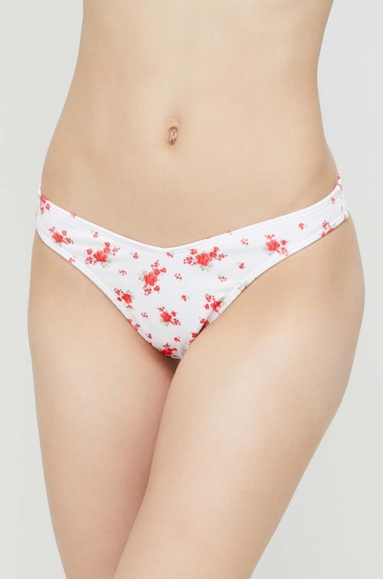 Bikini brazilian Hollister Co. κάτω μέρος λευκό KI311.3212.117