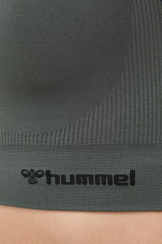 Hummel biustonosz sportowy hmlTIF SEAMLESS SPORTS TOP 210490 zielony