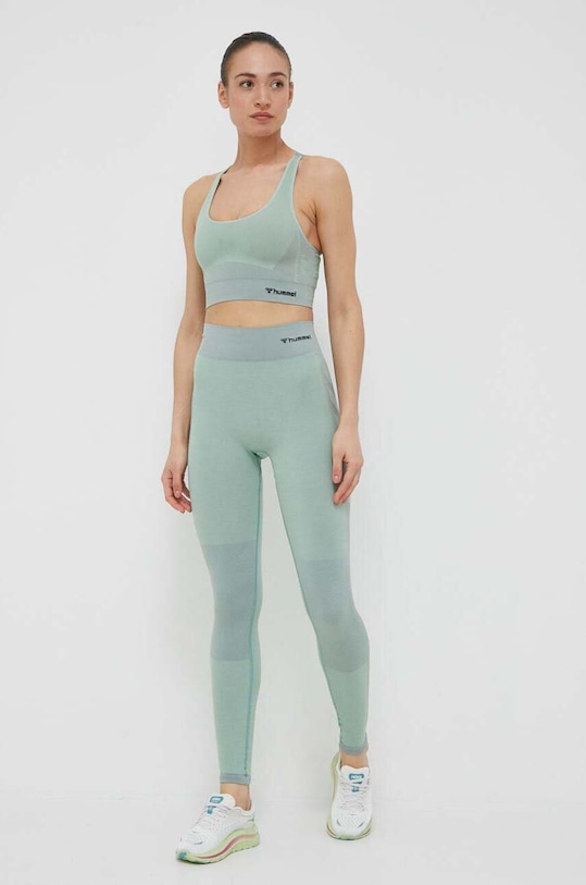 Hummel sutien sport Clea 211937 verde AW24