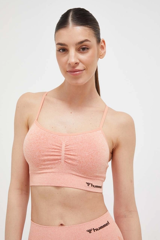 Sportski grudnjak Hummel hmlCI SEAMLESS SCRUNCH SPORTS BRA narančasta 219063