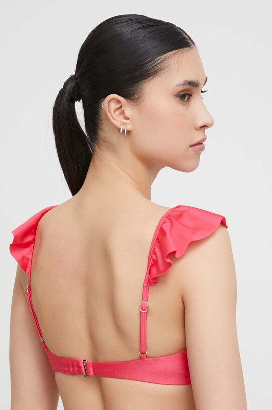 Plavková podprsenka Abercrombie & Fitch KI111.3133.630 ružová SS23