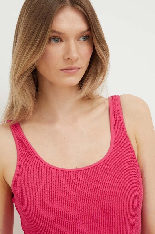 Jednodielne plavky Abercrombie & Fitch ružová KI111.3221.636