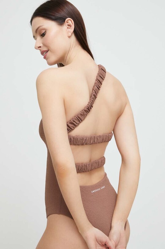 Jednodílné plavky Undress Code měkké hnědá 530.