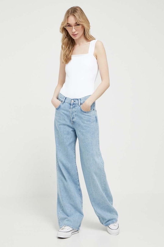 Κορμάκι Abercrombie & Fitch KI139.3350.100 λευκό SS23