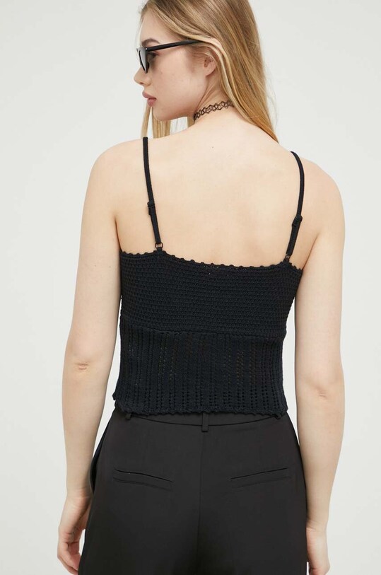 Odzież Abercrombie & Fitch top bawełniany KI150.3208.900 czarny