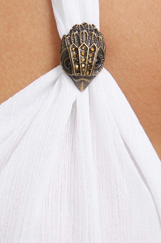 Kurt Geiger London sukienka plażowa biały KGL1WCU11