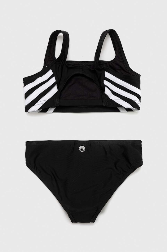 Детский раздельный купальник adidas Performance 3S IB6001 чёрный AW23