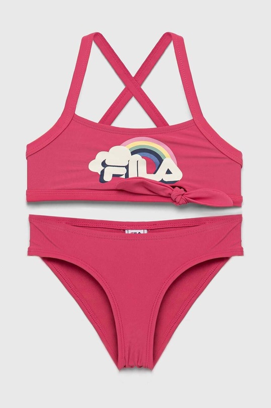 Fila costum de baie pentru copii din două piese moale violet FAK0210