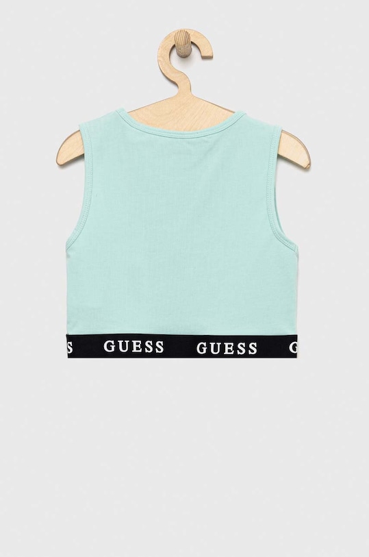 Guess top dziecięcy J2YI34.KABR0.PPYX turkusowy SS23