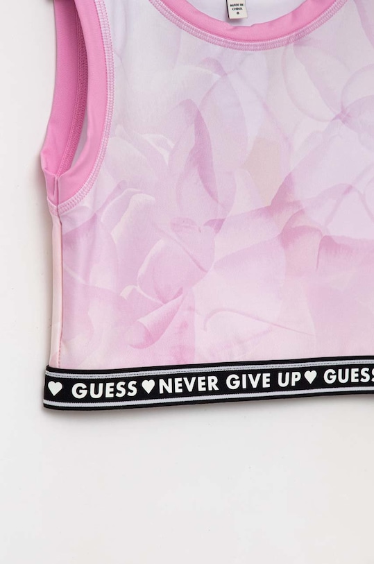 Κοριτσίστικα Παιδικό αθλητικό σουτιέν Guess J3RI02.MC01P.PPYX ροζ