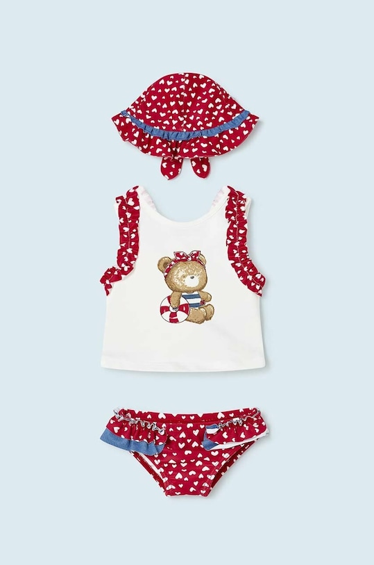 Mayoral Newborn costum de baie din două piese pentru bebelusi moale rosu 1692.2S.NEWBORN