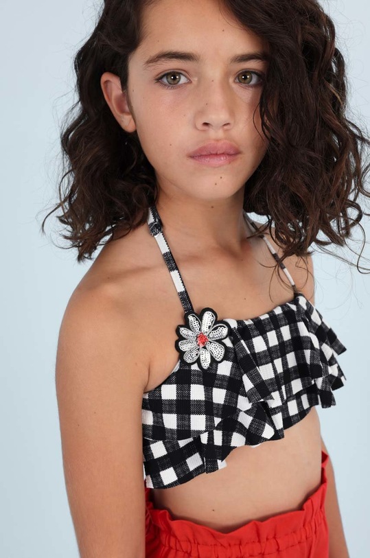 Mayoral costum de baie pentru copii din două piese moale negru 6752.8L.JUNIOR