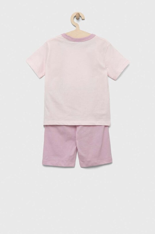 United Colors of Benetton piżama bawełniana dziecięca 30960P04Q.G.SEASONAL różowy SS23