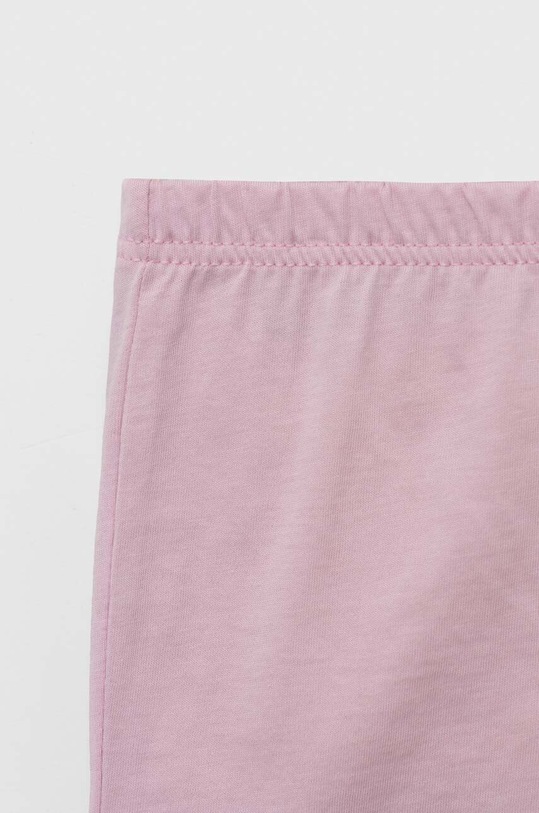 Lány United Colors of Benetton gyerek pamut pizsama 30960P04Q.G.SEASONAL rózsaszín