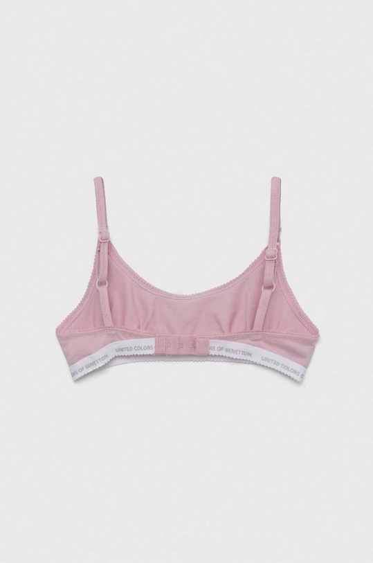 United Colors of Benetton biustonosz dziecięcy 2-pack różowy 3MC10R1IN.G.SEASONAL