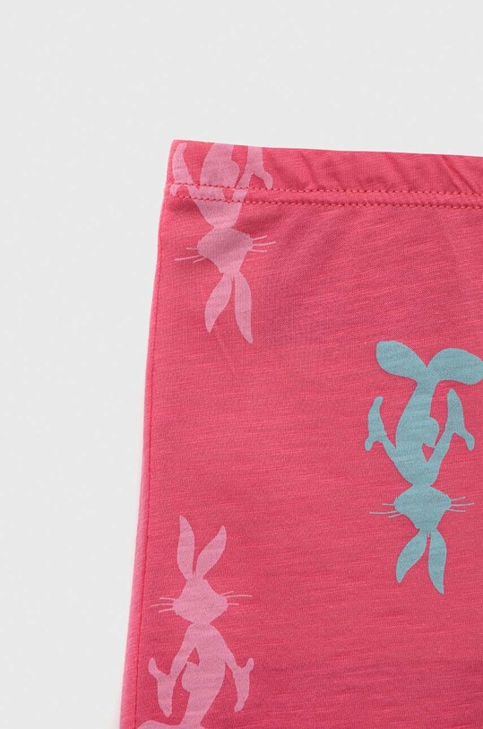 Детска памучна пижама United Colors of Benetton x Looney Tunes виолетов 3Z010P040.G.SEASONAL