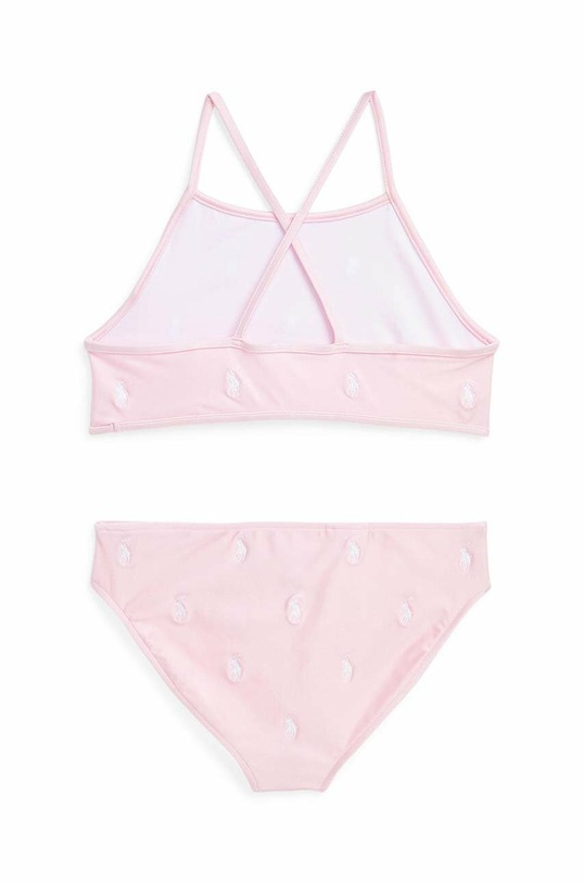 Polo Ralph Lauren dwuczęściowy strój kąpielowy dziecięcy 313901302002 różowy SS23