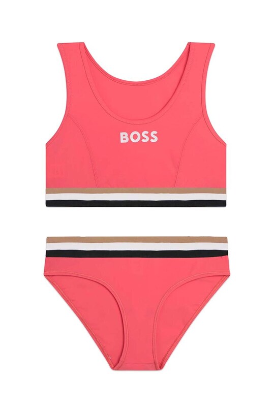 Детски бански от две части BOSS комплект червен J10150.162.174