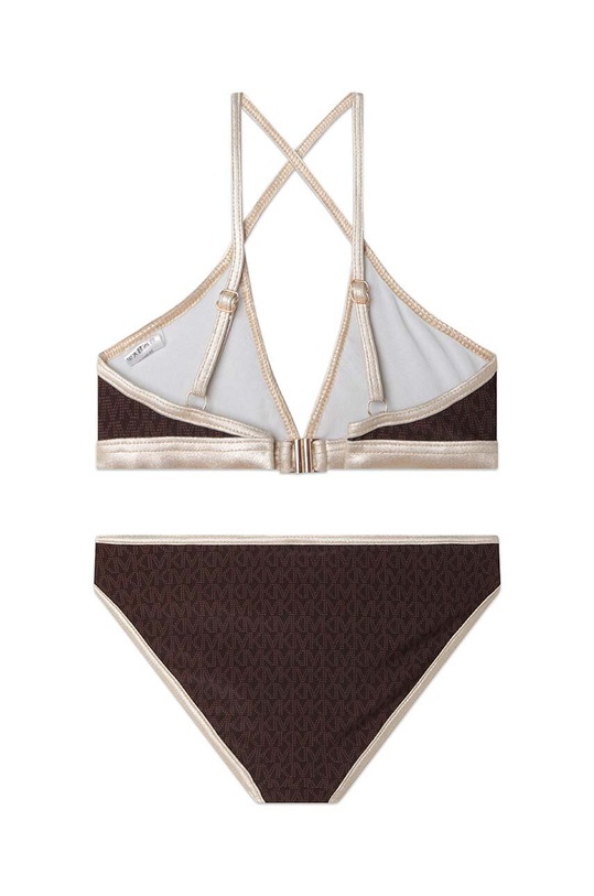 Michael Kors dwuczęściowy strój kąpielowy dziecięcy R10174.114.150 brązowy SS23