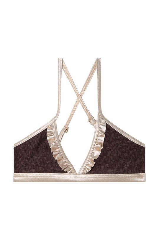 Dziewczynka Michael Kors dwuczęściowy strój kąpielowy dziecięcy R10174.114.150 brązowy