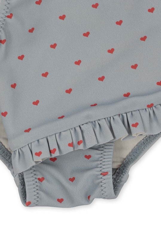 Dziewczynka Konges Sløjd dwuczęściowy strój kąpielowy dziecięcy KS4723 niebieski