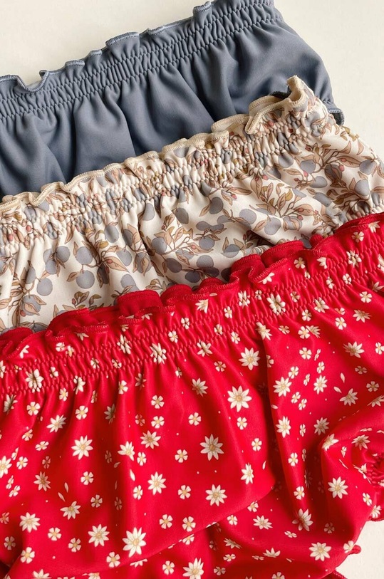 Konges Sløjd mutandine mare bambini pacco da 2 rosso KS4663