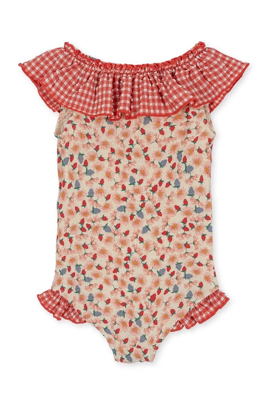 Enodelne otroške kopalke Konges Sløjd KS5308 rdeča SS23