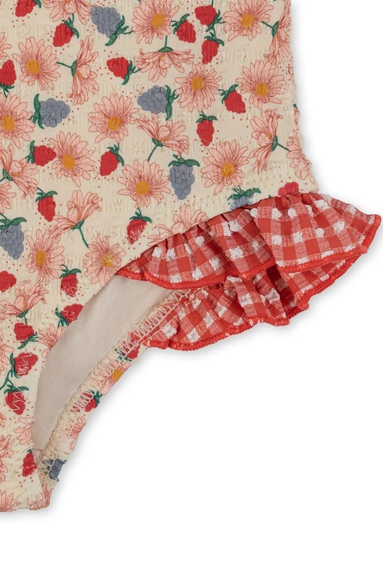 Enodelne otroške kopalke Konges Sløjd rdeča KS5308