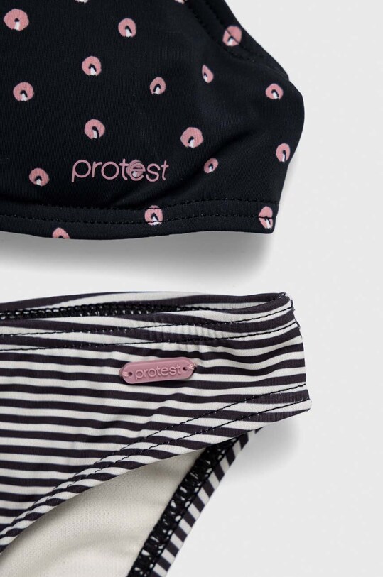 Fete Protest costum de baie pentru copii din două piese PRTLEYLA JR 7910531 negru