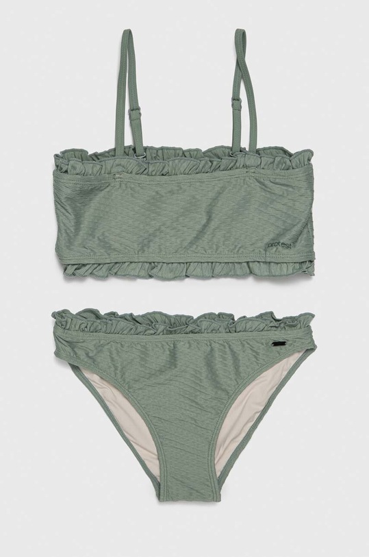 Dvojdielne detské plavky Protest bez kostíc zelená 7910331