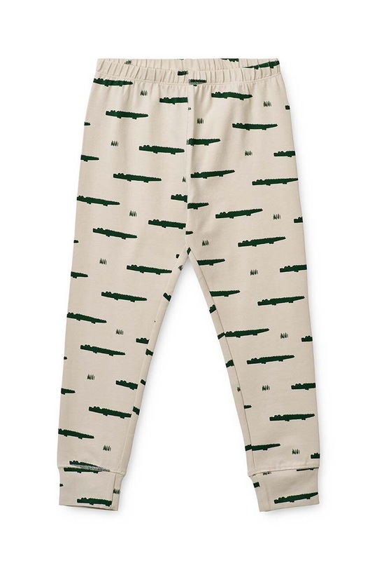 Детская хлопковая пижама Liewood LW17793 бежевый