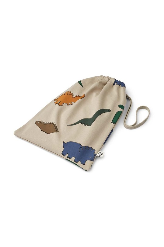 Dječja pamučna pidžama Liewood LW17793 bež