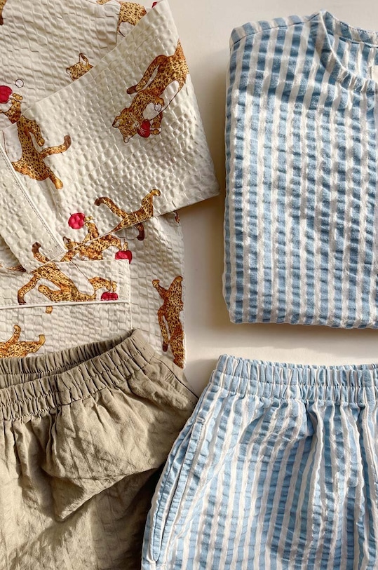 Детская пижамная футболка Konges Sløjd голубой KS4439