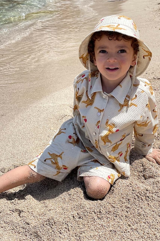 Konges Sløjd gyerek dzseki nem bélelt bézs KS4539