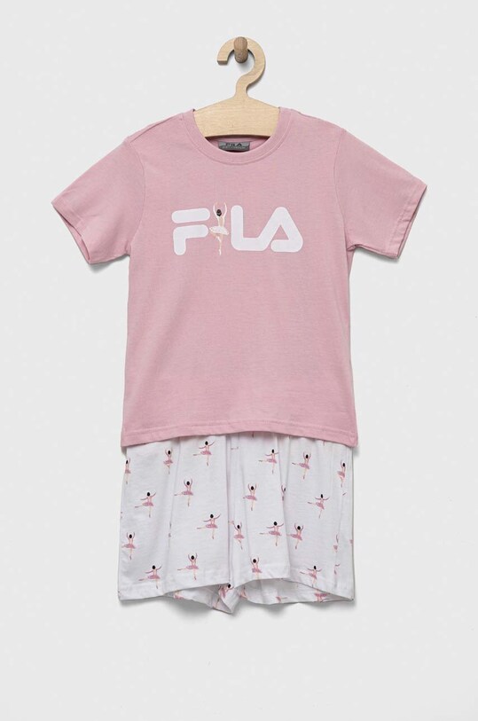 Fila piżama bawełniana dziecięca wzorzyste biały FPS1428