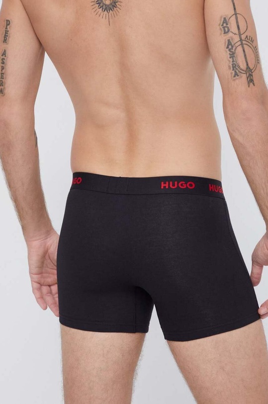 HUGO t-shirt i bokserki 50492687 czarny