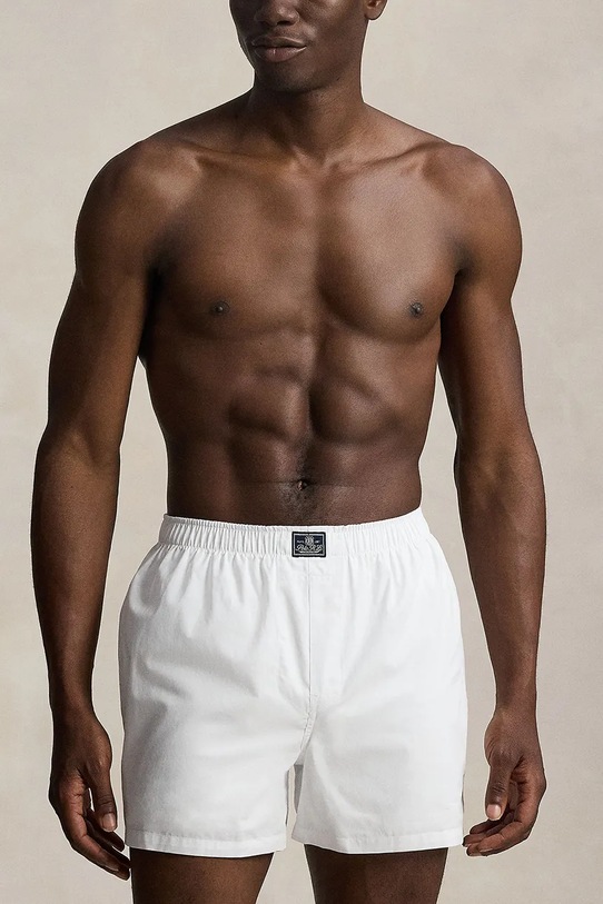 Pamučne bokserice Polo Ralph Lauren 3-pack 714830273 bijela