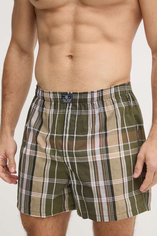 Bavlněné boxerky Polo Ralph Lauren 3-pack 714830273 zelená AW25