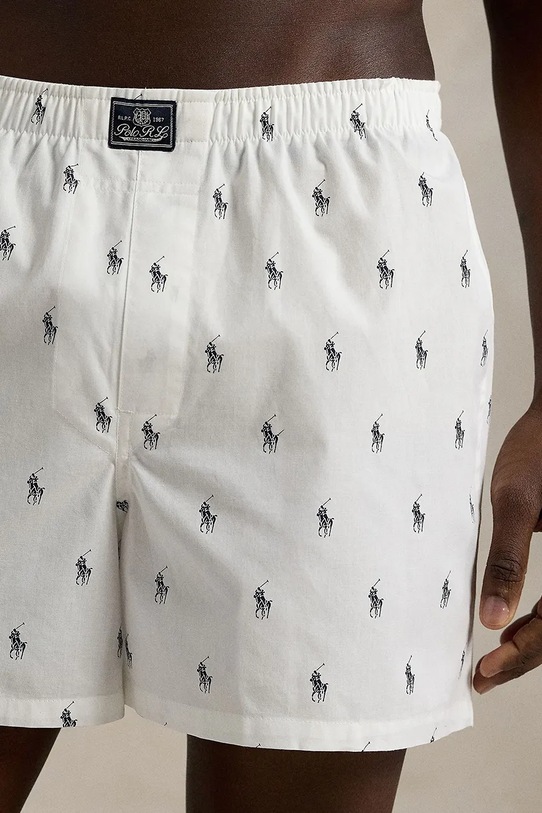 Polo Ralph Lauren bokserki bawełniane 3-pack niebieski 714830273