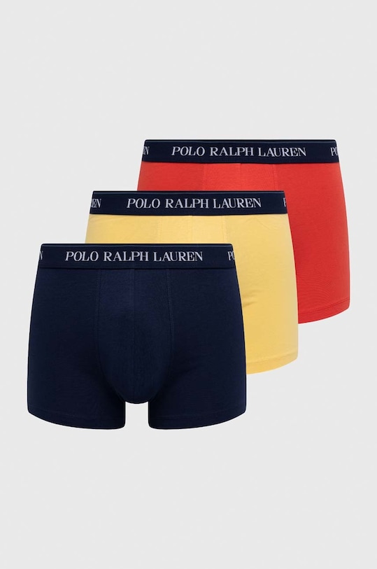 Boxerky Polo Ralph Lauren 3-pack pletenina červená 714830299