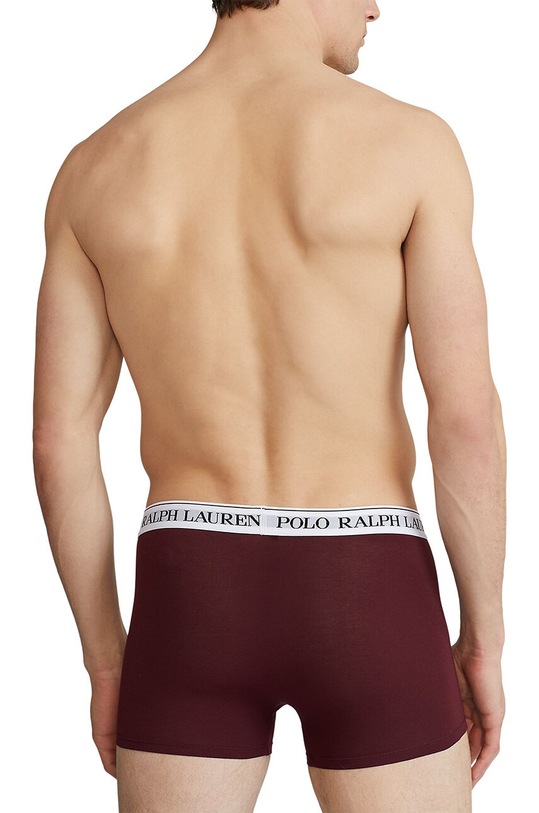 Oblečení Boxerky Polo Ralph Lauren 3-pack 714830299 burgundské