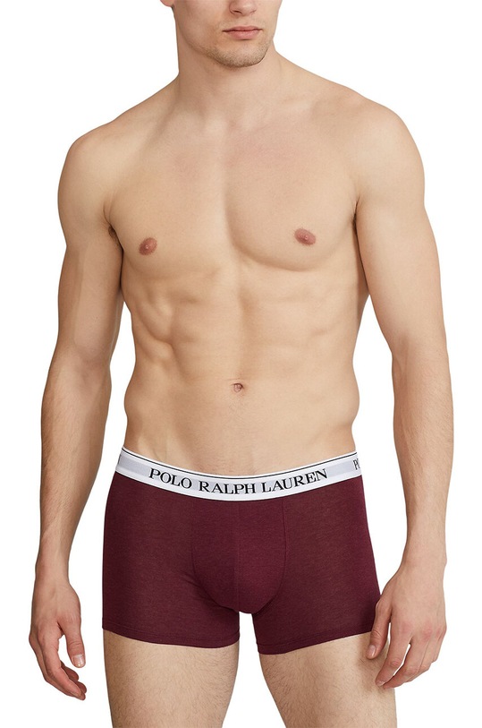Boxerky Polo Ralph Lauren 3-pack 714830299 burgundské