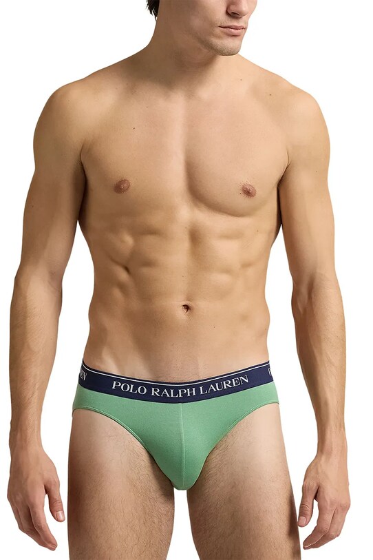 Сліпи Polo Ralph Lauren 3-pack 714840543 зелений AW24