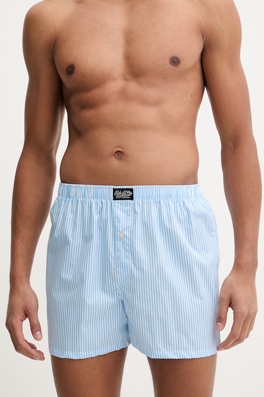 Βαμβακερό μποξεράκι Polo Ralph Lauren 714862630 μπλε SS26