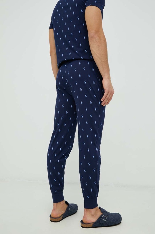 Odzież Polo Ralph Lauren spodnie piżamowe bawełniane 714899500 granatowy
