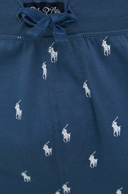 Pamučni donji dio pidžame Polo Ralph Lauren mornarsko plava 714899500