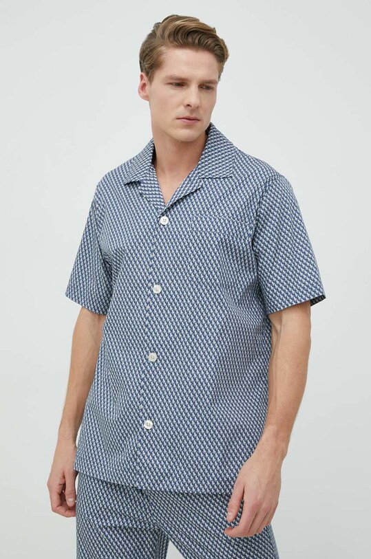 Polo Ralph Lauren piżama bawełniana 714899503 granatowy SS24