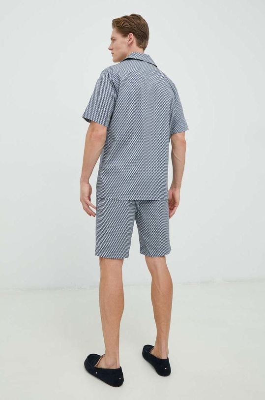Βαμβακερές πιτζάμες Polo Ralph Lauren σκούρο μπλε 714899503