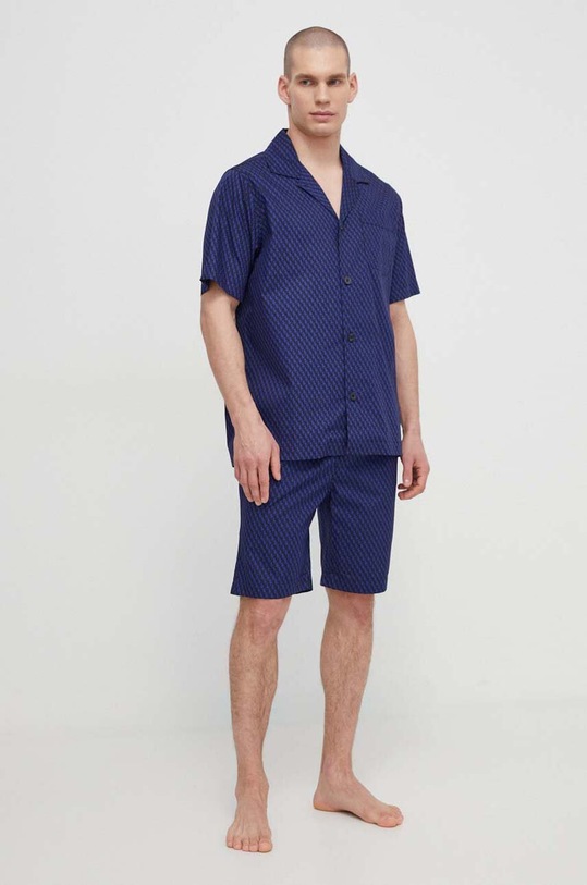 Bavlněné pyžamo Polo Ralph Lauren sada černá 714899503