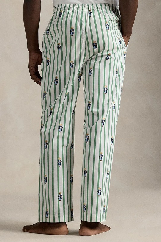 Polo Ralph Lauren spodnie piżamowe bawełniane 714899509 beżowy AW25